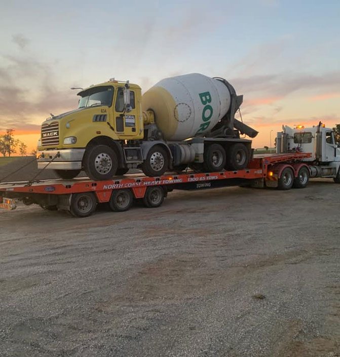 Heavy Equipment — Towing Services in Mid North Coast