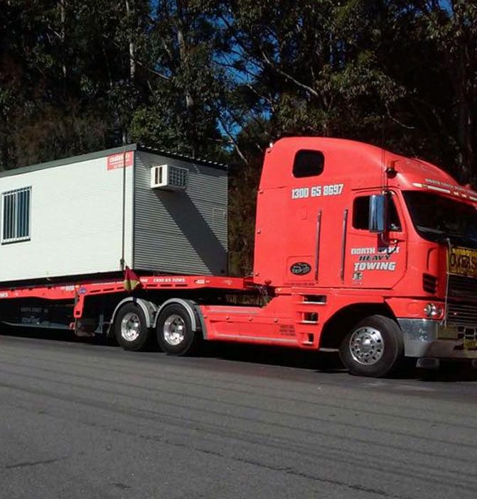 North Coast Heavy Towing Container House — Towing Services in Mid North Coast